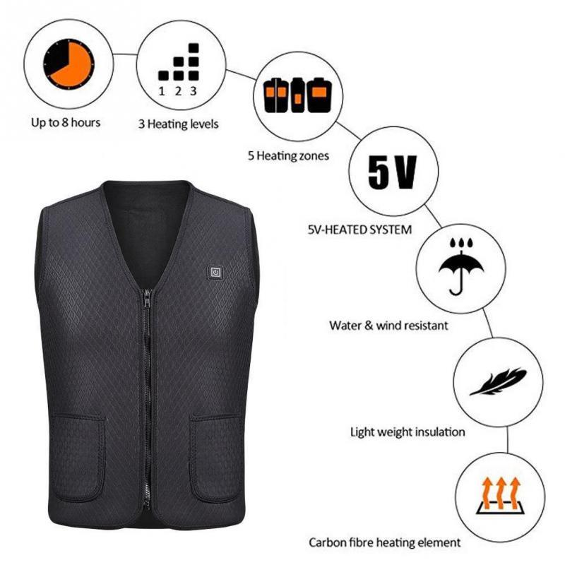 Flexible Heating Vest Jacket