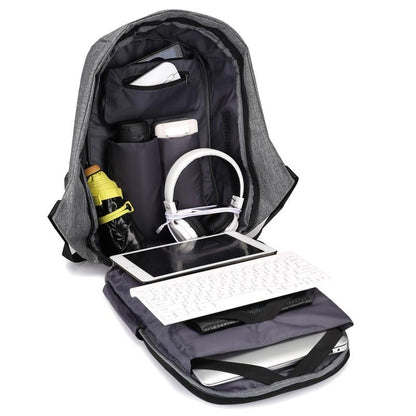 Anti-Theft USB Charging Travel Backpack