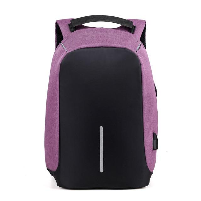 Anti-Theft USB Charging Travel Backpack